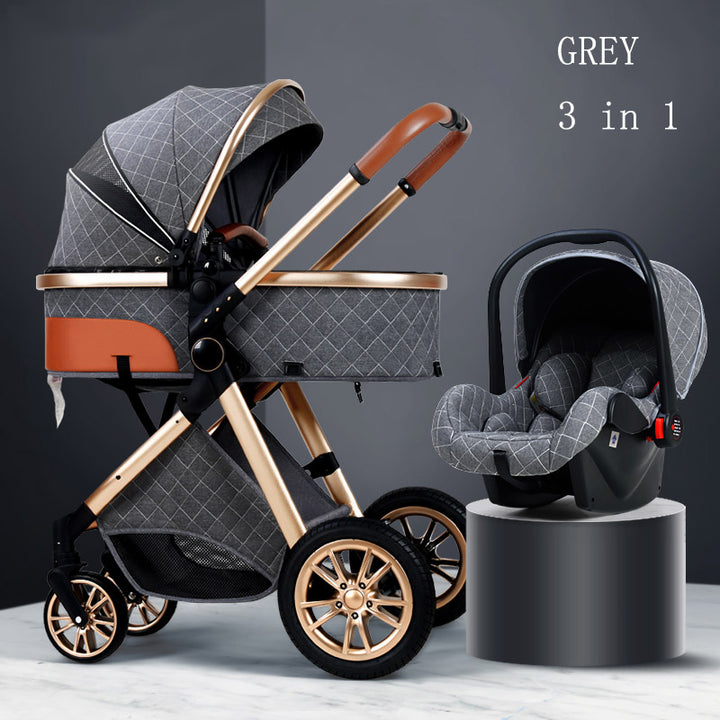 Spacious Baby Stroller Can Sit And Lie Down