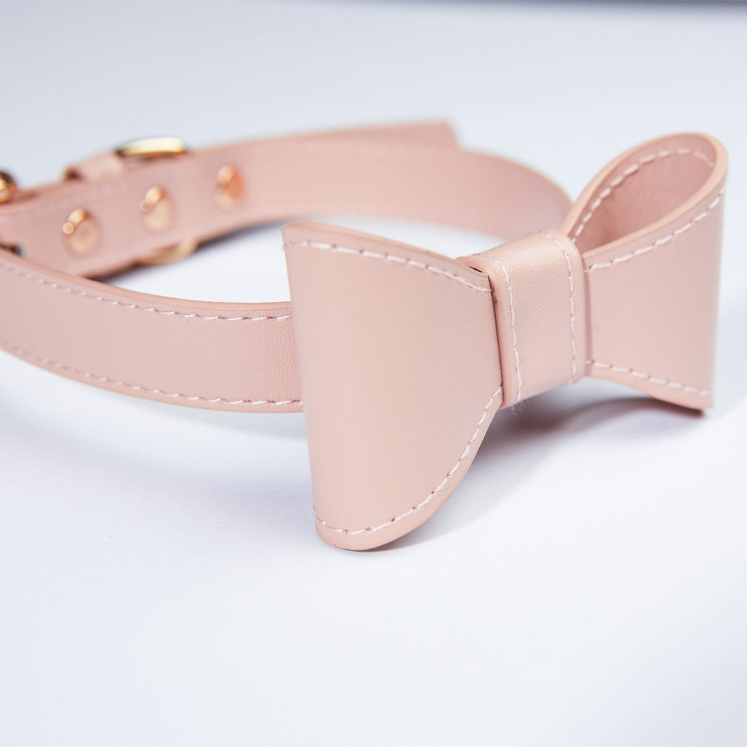 Aww So Cute Dog Bow Collar & Leash Set