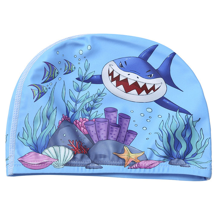 Children's Cartoon Printed Swimming Hat