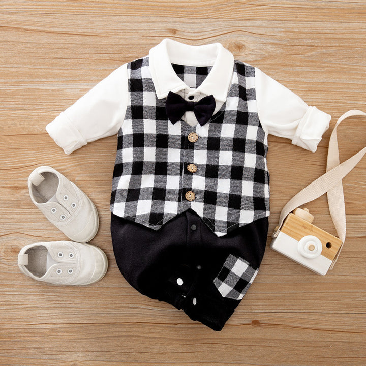 Baby Boy Single-breasted Onesies
