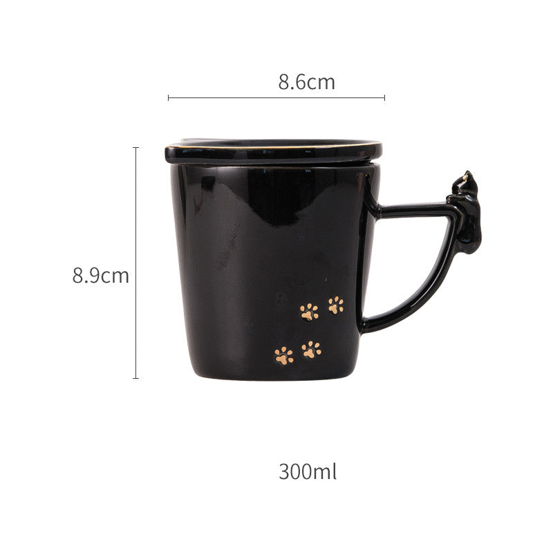 Fashionable Cute Cat Cartoon Ceramic Mug