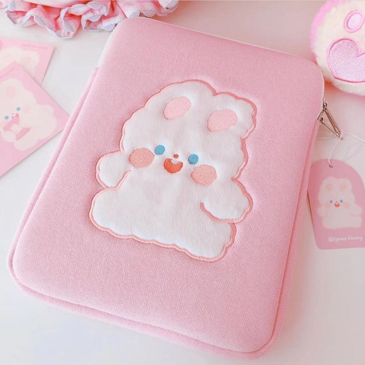 Cute Cute Rabbit Storage Bag With Embroidery Bow