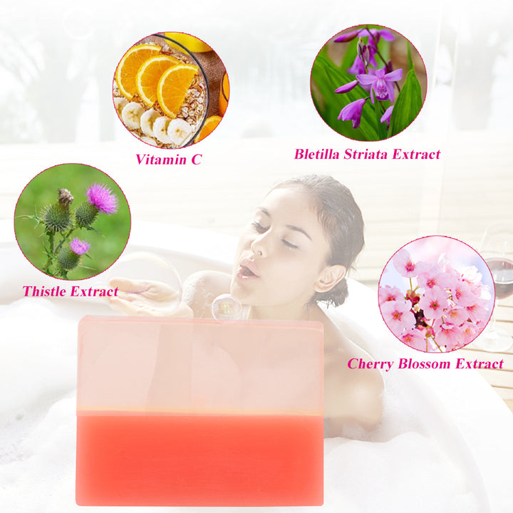 Matte Cleansing Handmade Two-color Soap Care