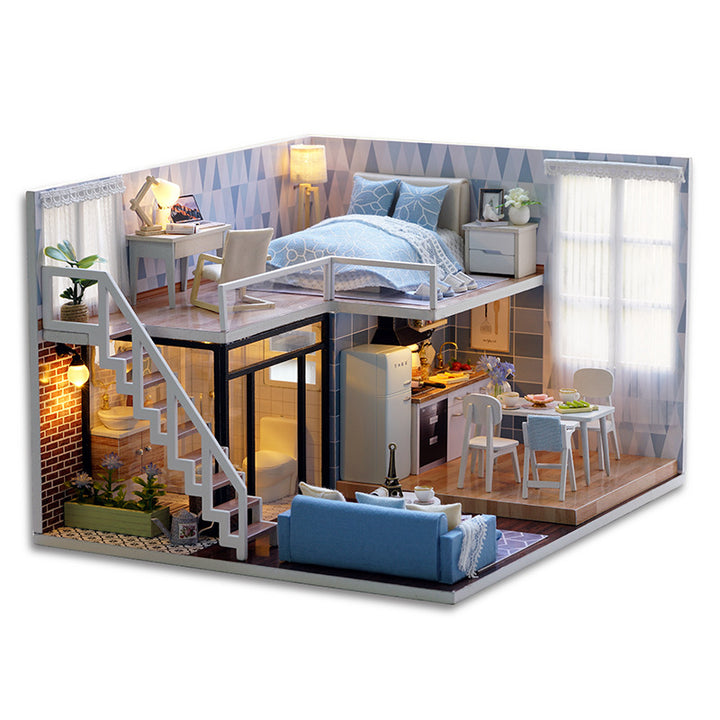 Fantasy Princess Loft Building Model Children Toys