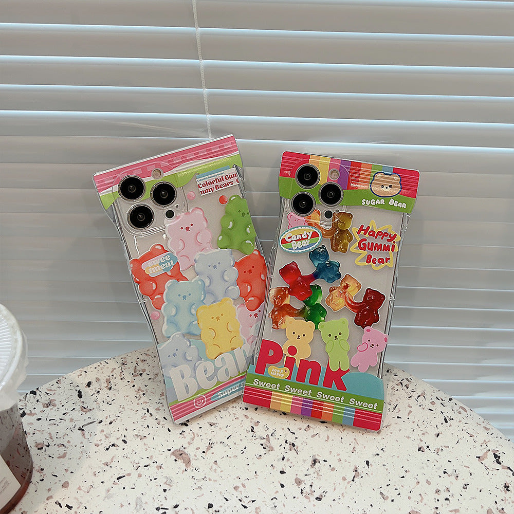 Transparent Gummy Bear Applicable Mobile Phone Shell For IPhone