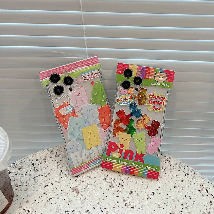 Transparent Gummy Bear Applicable Mobile Phone Shell For IPhone