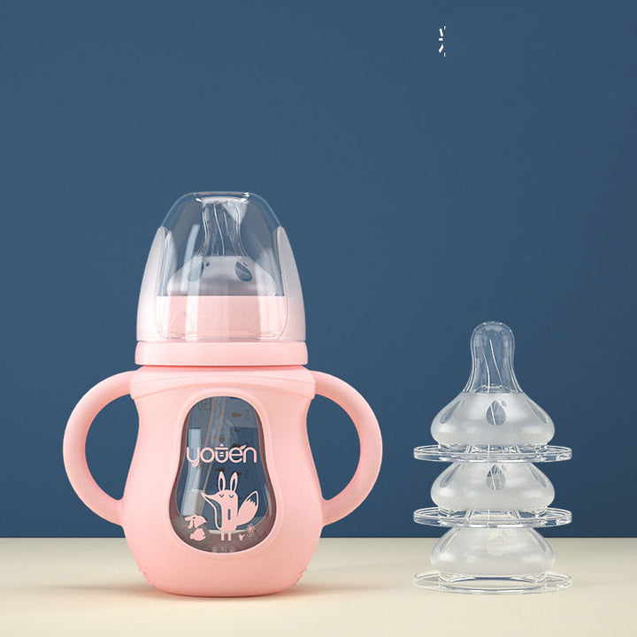 Baby Water Bottle with Silicone Straw