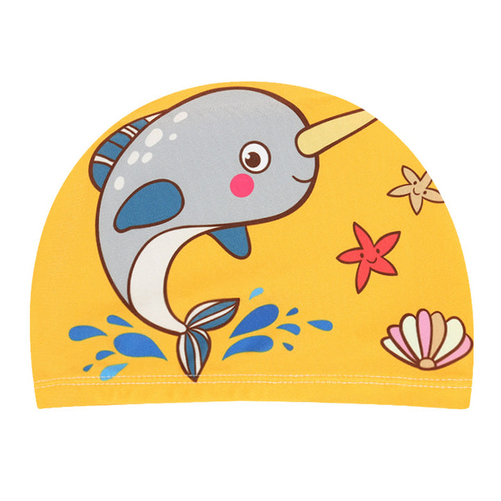 Children's Cartoon Printed Swimming Hat