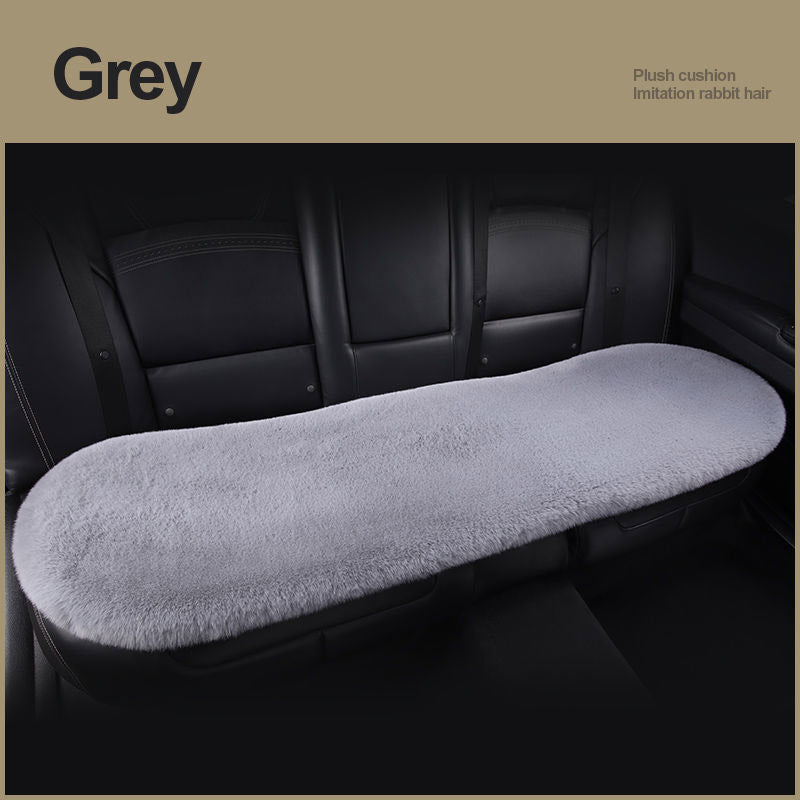 Car Seat Winter Plush Single Seat Square Cushion