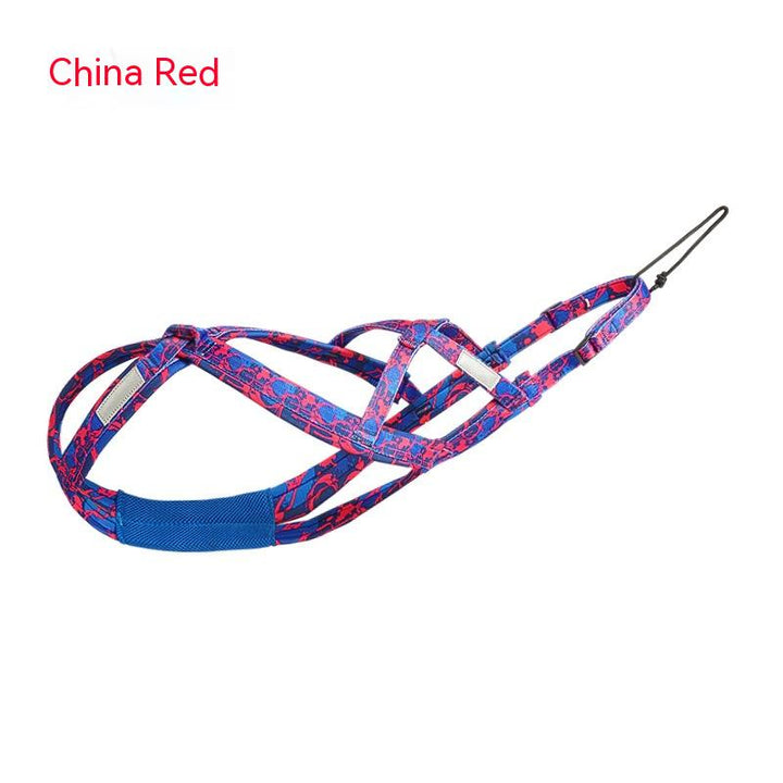 Dog Sled Chest Strap Hand Holding Rope