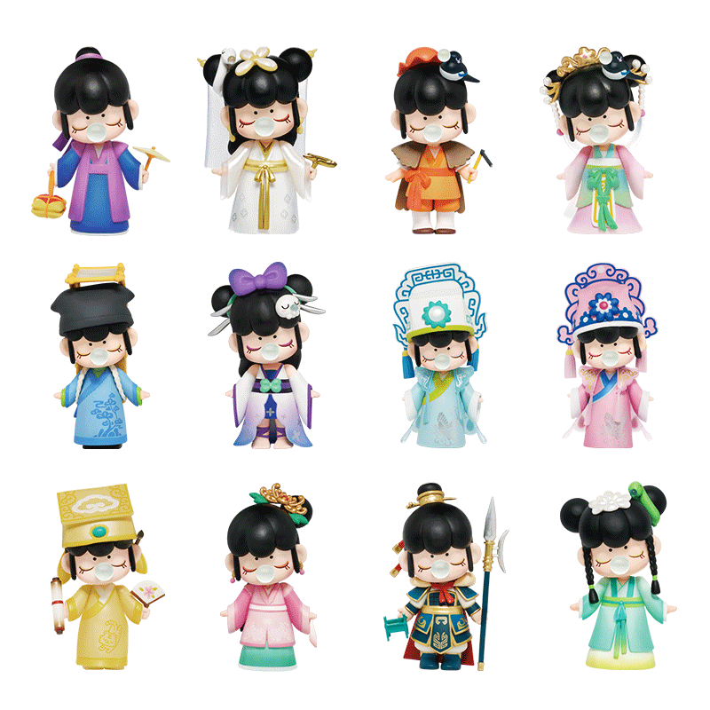 Robotime Rolife Nanci Blind Box Action Figure Dolls Toys Chinese History King Beauty Story Character Model Gift