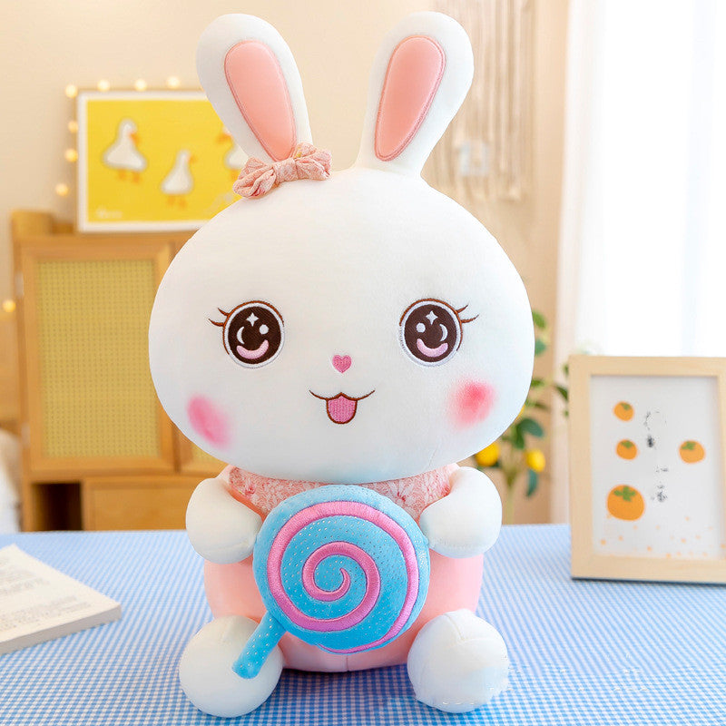 Plush Toy Earphone Rabbit Pillow Soft Cute