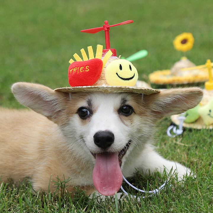 Pet Cute Flower Hat