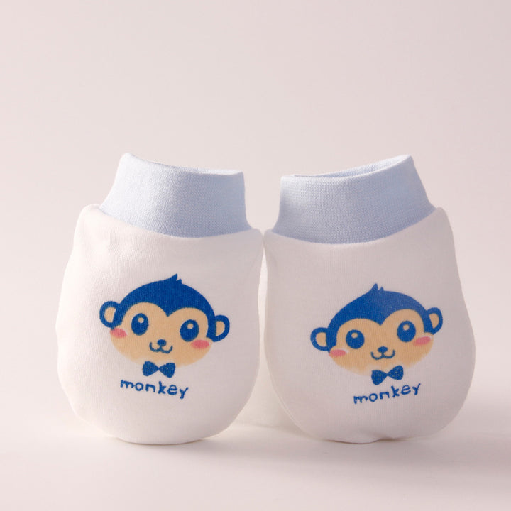 Baby Cartoon Anti-Scratch Face Gloves