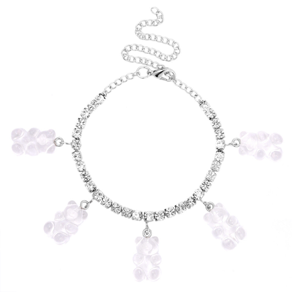 Cute Fashion Cartoon Animal Pendant Anklet