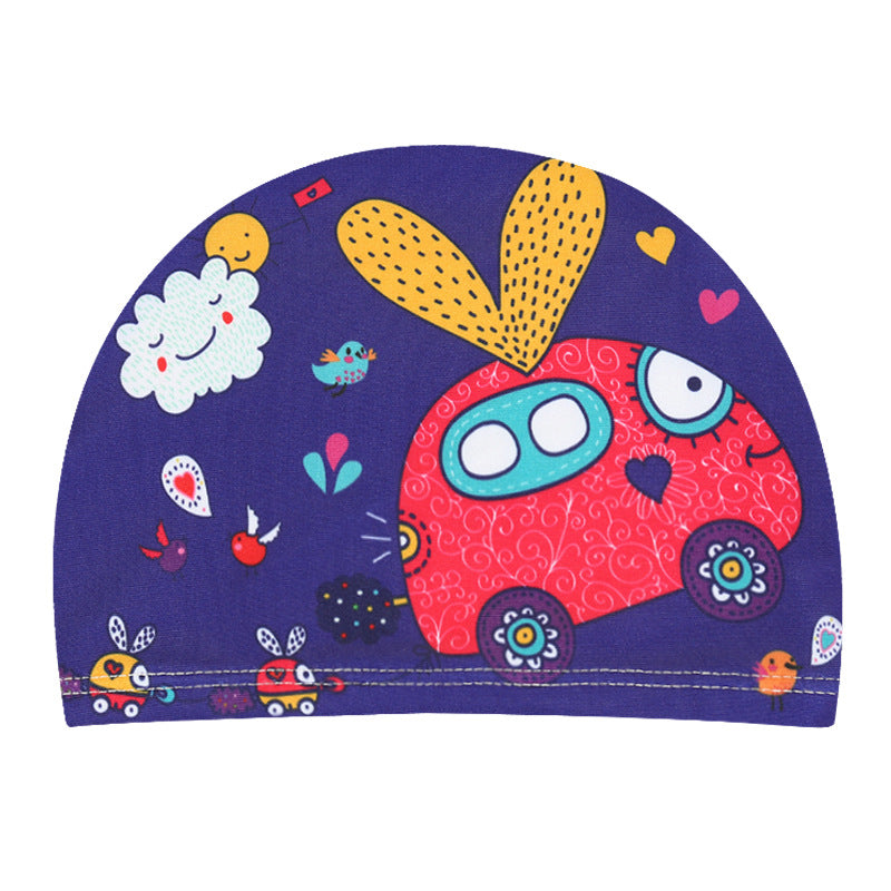 Children's Cartoon Printed Swimming Hat