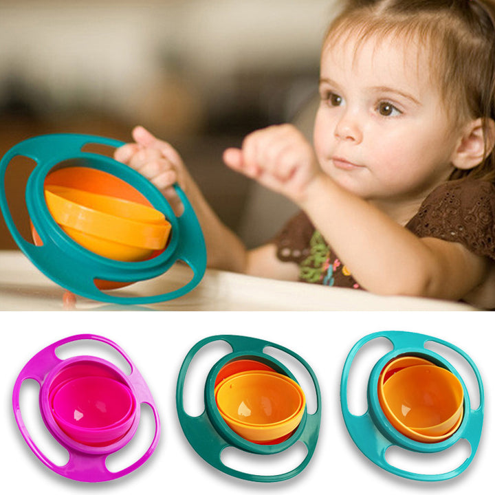 360 Rotate Universal Spill-proof Bowl Dishes