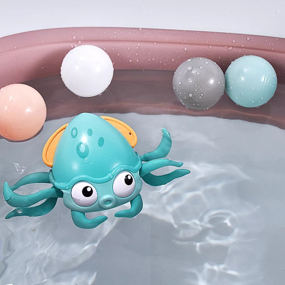 Baby Octopus Clockwork Bathing Toy